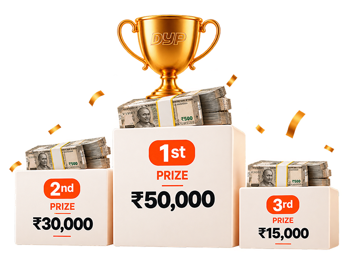 1st ₹50,000 · 2nd ₹30,000 · 3rd ₹15,000